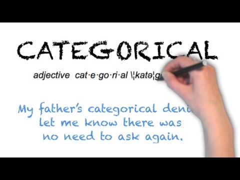 How to Pronounce 'CATEGORICAL' - English Pronunciation