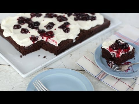 Dark Chocolate Cherry Cake - Everyday Food with Sarah Carey - UCl0kP-Cfe-GGic7Ilnk-u_Q