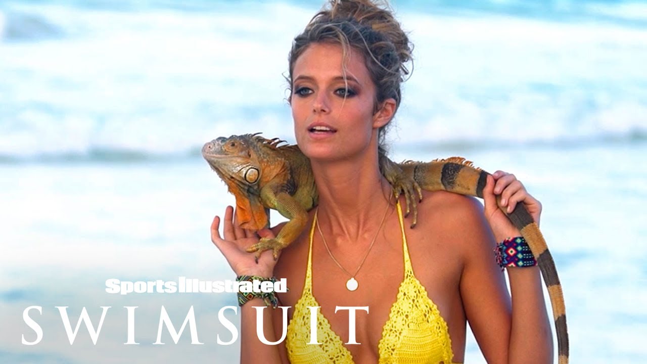 Kate Bock Cozies Up To A Wild Friend In Mexico | Sports Illustrated Swimsuit