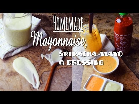 Homemade Mayo : Homemade Japanese Mayo : Homemade mayo recipe : Sriracha Mayo - UCIvA9ZGeoR6CH2e0DZtvxzw