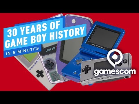 30 Years of Game Boy History in 5 Minutes - Gamescom 2019 - UCKy1dAqELo0zrOtPkf0eTMw