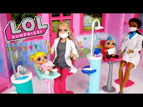 Barbie Doll LOL Family Goldie & Punk Boi Go To The Dentist - UCXodGGoCUuMgLFoTf42OgIw