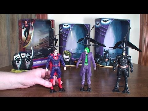 World Tech Toys - DC Comics Helicopters (Superman, Batman, and Joker) - Review and Flight - UCe7miXM-dRJs9nqaJ_7-Qww