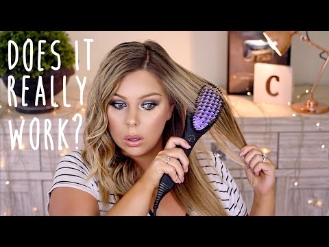 Ceramic Hair Straightening Brush Review & Demo - UChplUdodMCdfZfmTQbRhNWw