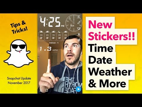 How To Use New Snapchat Stickers (Time, Date, Temp, Weather, Elevation, Speed) - UCU9i_KBWwhhBoyJexMmlsIg