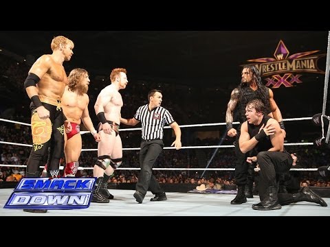 Daniel Bryan, Sheamus & Christian vs. The Shield: SmackDown, Feb. 14, 2014 - UCJ5v_MCY6GNUBTO8-D3XoAg