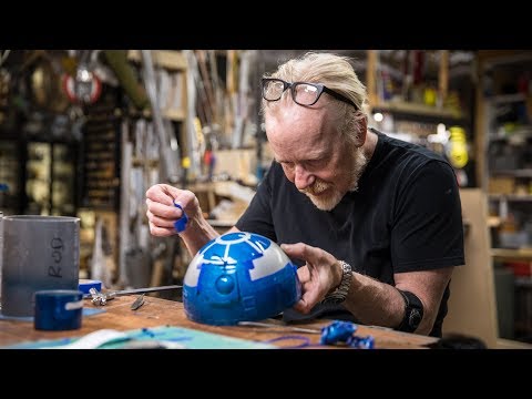 Adam Savage Paints an Astromech for Magic Wheelchair! - UCiDJtJKMICpb9B1qf7qjEOA