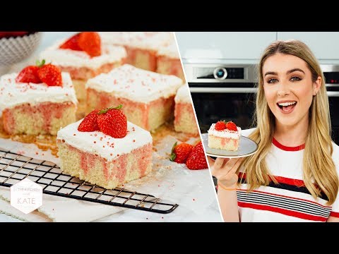 Strawberries & Cream Poke Cake - In The Kitchen With Kate - UC_b26zavaEoT1ZPkdeuHEQg