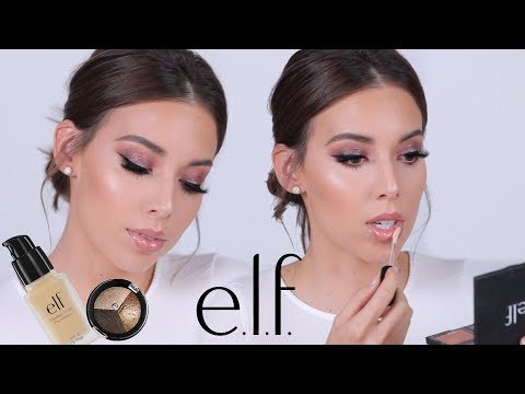 FULL FACE USING ONLY E.L.F MAKEUP TUTORIAL | ELF DID THAT! - UCC0EqtXQ9at6ON_-ZYJaImA