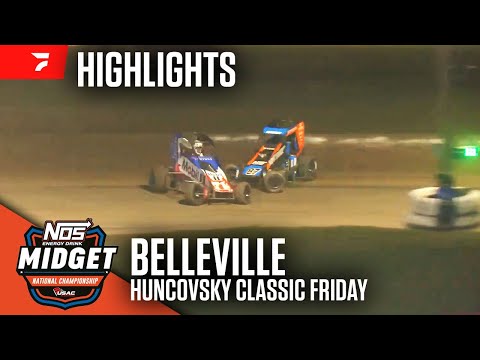 Friday Night Feature | USAC Midgets at Belleville Short Track 5/16/25 | Highlights - dirt track racing video image