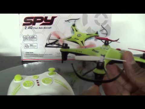 Ming Ji - MJ 102 Spy Review and Indoor Flight - UCNUx9bQyEI0k6CQpo4TaNAw