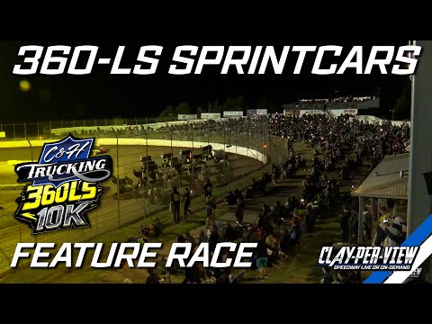 360-LS Sprintcars | C&amp;H Trucking $10k - Simpson - 18th Jan 2025 | Clay-Per-View - dirt track racing video image