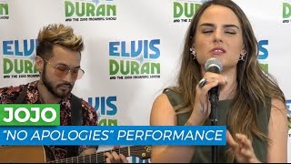 JoJo - "No Apologies" Acoustic | Elvis Duran Live