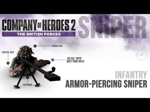 Company of Heroes 2: The British Forces - Sniper Trailer - UCUnRn1f78foyP26XGkRfWsA