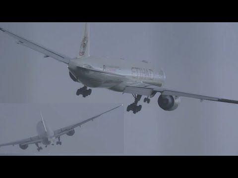 Pilots struggle landing aircraft against crosswinds and go around - UCNrHXvor-NMvRqMpVxYDm8Q