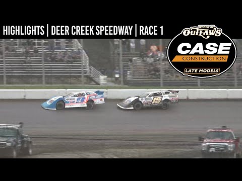 World of Outlaws CASE Late Models | Deer Creek Speedway – Race 1 | July 5, 2024 | HIGHLIGHTS - dirt track racing video image