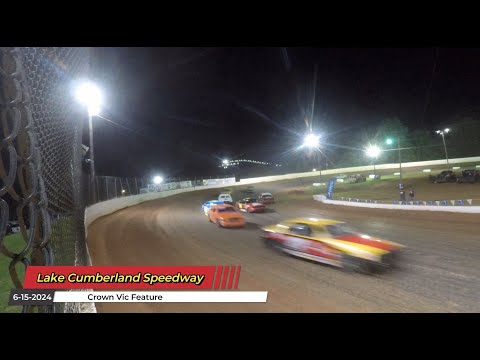 Lake Cumberland Speedway - Crown Vic Feature - 6/15/2024 - dirt track racing video image