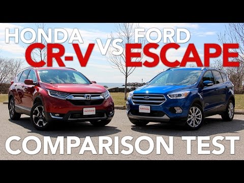 2017 Ford Escape vs 2017 Honda CR-V Compact SUV Comparison - UCV1nIfOSlGhELGvQkr8SUGQ