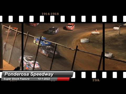 Ponderosa Speedway - Super Stock Feature - 10/1/2022 - dirt track racing video image