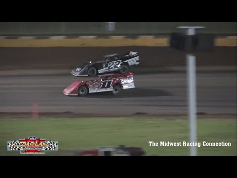 23rd Annual Masters Late Model Highlights - Cedar Lake Speedway 06/16/2022. - dirt track racing video image