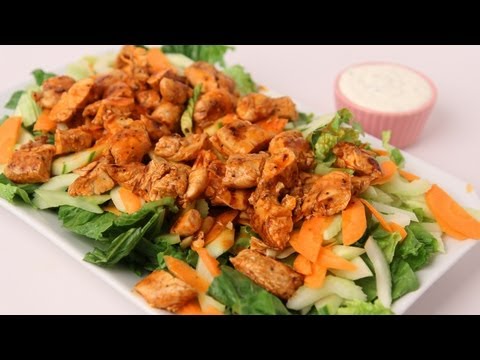 Buffalo Chicken Salad Recipe - Laura Vitale - Laura in the Kitchen Episode 423 - UCNbngWUqL2eqRw12yAwcICg