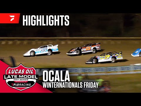 Friday Night Feature | Lucas Oil Late Models at Ocala Speedway 2/7/25 | Highlights - dirt track racing video image