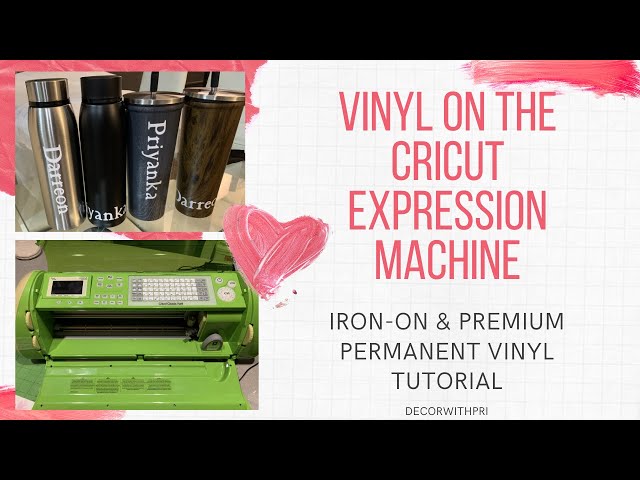 Can the Cricut Expression Cut Iron-On Vinyl?
