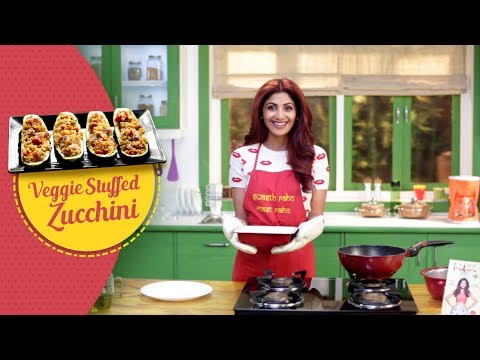 Veggie-stuffed Zucchini | Shilpa Shetty Kundra | Healthy Recipes | The Art Of Loving Food - UCqoUtFTzx-fcFDdZLOGwL_w