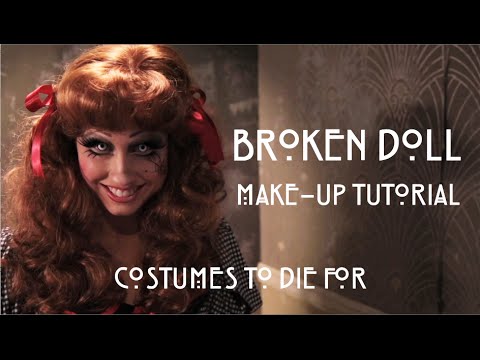 HOW TO: Broken Doll Makeup with Traci Hines - UCTEq5A8x1dZwt5SEYEN58Uw