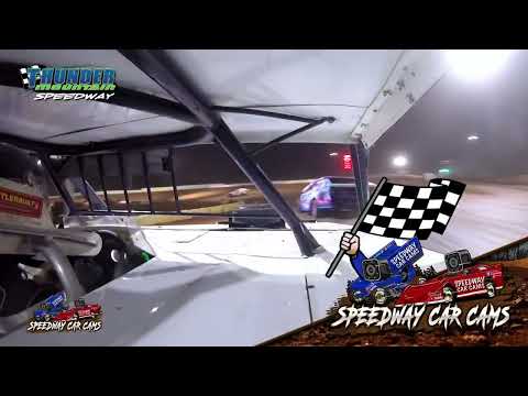 #9 Josh Vinyard - Heat &amp; Feature - Modified - Thunder Mountain Speedway - dirt track racing video image