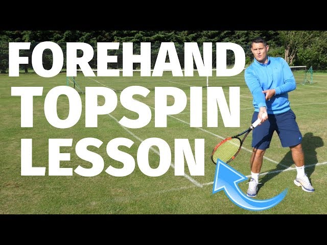 How To Hit A Tennis Forehand With Topspin?