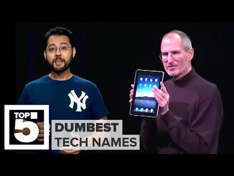 The Top 5 dumbest tech product names (CNET Top 5) - UCOmcA3f_RrH6b9NmcNa4tdg