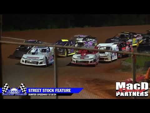Street Stock Feature - Sumter Speedway 5/18/24 - dirt track racing video image