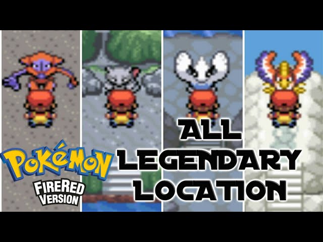 What Legendary Pokemon are in Fire Red?