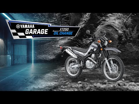 Come cambiare l'olio motore di una Yamaha XT 250?