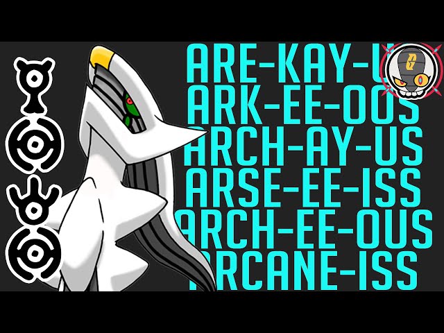 How to Pronounce Arceus