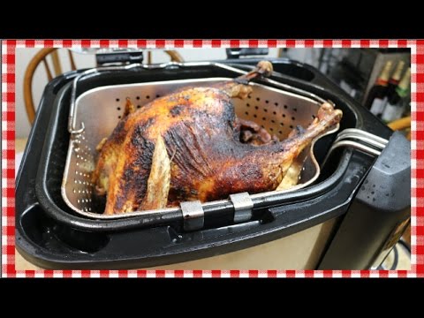 Frying a Turkey Start To Finish in A Masterbuilt ~ How to Fry a Turkey Indoors ~ Noreen's Kitchen - UCt4JkHmgAq1EnQc1Cc5M4xw