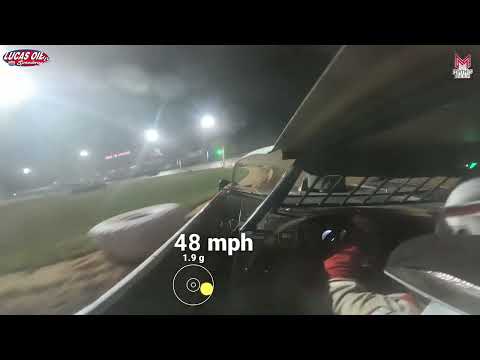 #00 Reggie Jackson - Late Model - 7-19-25 Lucas Oil Speedway - In Car Camera - dirt track racing video image
