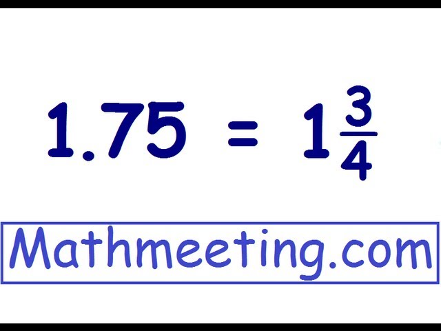 What is 1.33 as a Fraction?