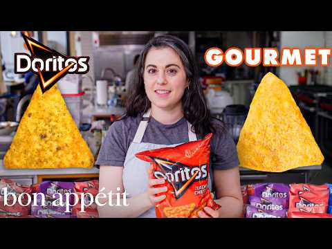 Pastry Chef Attempts to Make Gourmet Doritos | Gourmet Makes | Bon Appétit - UCbpMy0Fg74eXXkvxJrtEn3w