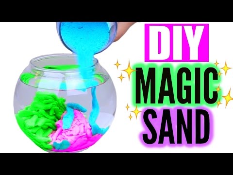 DIY Aqua Magic Sand! Cool Sand That Never Gets Wet! - default