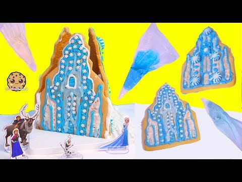 Disney Frozen Queen Elsa Cookie Ice Castle House - Food Craft Kit  Video - UCelMeixAOTs2OQAAi9wU8-g