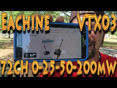 Review: Eachine VTX03 Super Mini 5.8GHz 72CH 0 25mW 50mw 200mW Transmitter - UC18kdQSMwpr81ZYR-QRNiDg