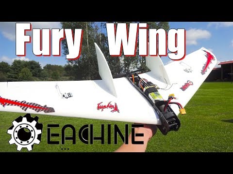 Eachine Fury Wing : Quick Overview and Flight - UC2c9N7iDxa-4D-b9T7avd7g