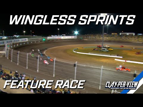 Wingless Sprints | Perth Motorplex - 22nd Oct 2022 | Clay-Per-View Highlights - dirt track racing video image