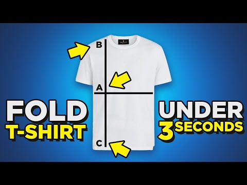 T-Shirt Folding HACKS | Fold Shirt In Under 3 Seconds? | 4 Ways To Fold Tee's - UCmRfQHc3U4fV1-i8Ry1HmtA