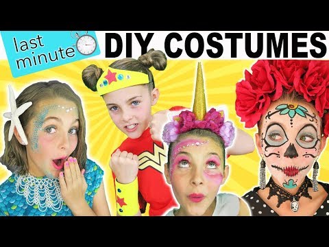 Last Minute DIY Halloween Costumes | Mermaid Unicorn Wonder Woman | Kids Cooking and Crafts - UC1W4T2HfKVCJM4ICOjzxoBg