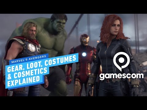 Marvel's Avengers Gear, Loot, Costumes & Cosmetics Explained - Gamescom 2019 - UCKy1dAqELo0zrOtPkf0eTMw