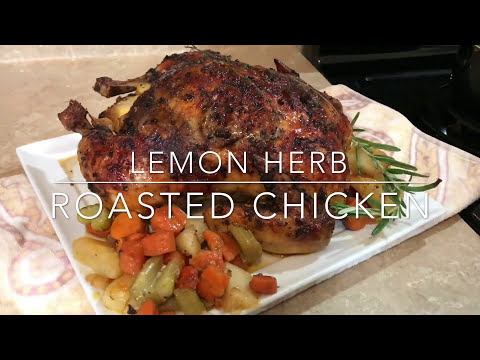 Lemon Herb Roasted Chicken | Sunday Dinner | Holiday Cooking