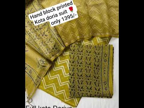 only 1395/- kota doria suit #fashion #viral #trending #online #latest #kotadoria #suit #seemafabric